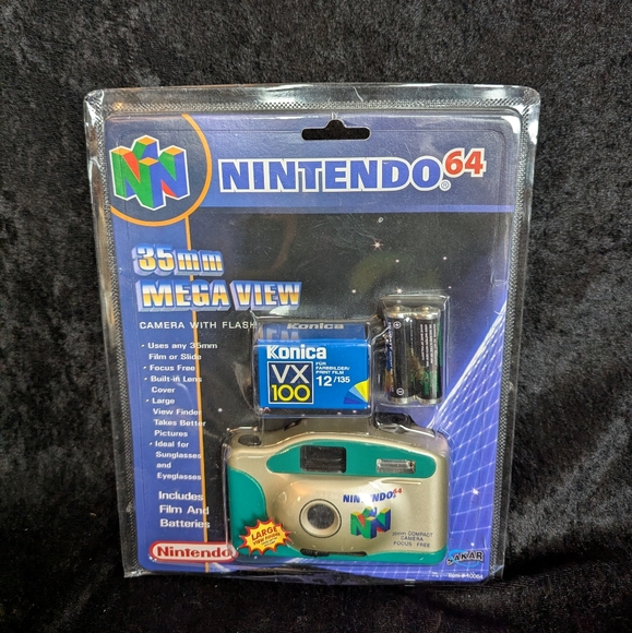 NOS N64 Nintendo 64 35mm Compact Focus Mega View Camera